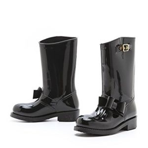 Red Valentino Bow Rain Boots